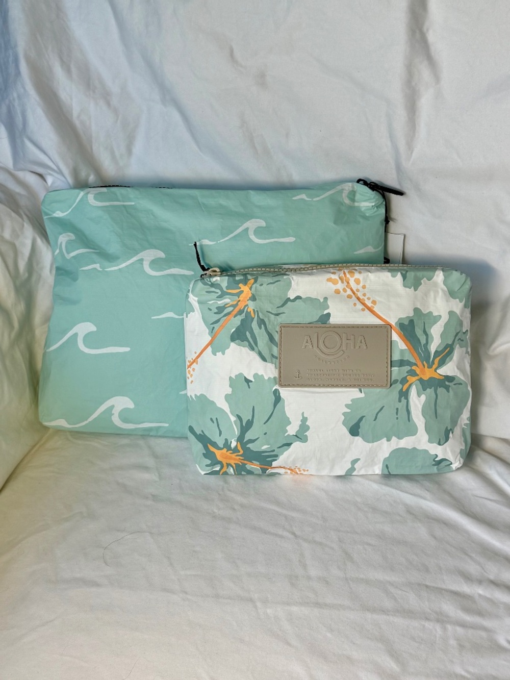 NWT Aloha Collection 2pc Set • Mid Seaside LeMU Blue + Small Taha’a Dry Reef